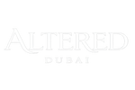 Text 'ALTERED DREAM' in a stylized font on a white background