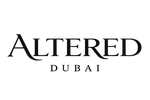 Logo of 'Altered Dubai' on a white background